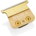 Sodaer replacement gold blade for BaBylissPRO trimmers front view
