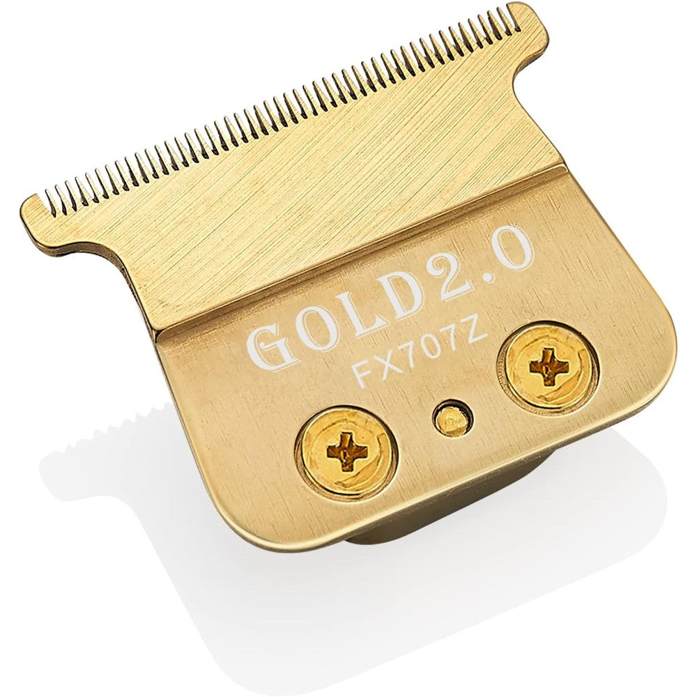 Sodaer replacement gold blade for BaBylissPRO trimmers front view
