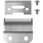 Qblahip 2-hole stainless steel replacement blade set for Wahl clippers front view