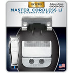 Andis Master Cordless Li Replacement Fade Blade front view for professional clippers
