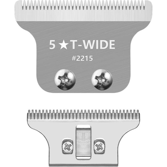 Manxrtod 2215 replacement T-wide blade for Wahl trimmers front view