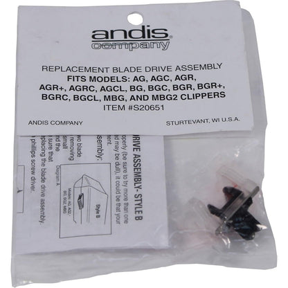 Andis Drive Assembly Lever Replacement Blade front view