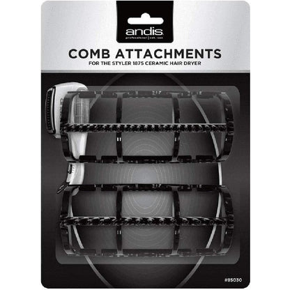 Andis Company 85030 black replacement comb set front view