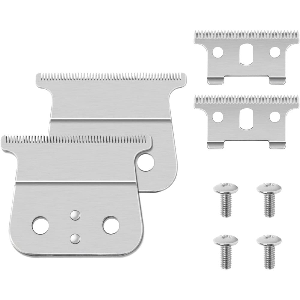 Perfitech 2 pack replacement T-blades for Andis trimmers front view