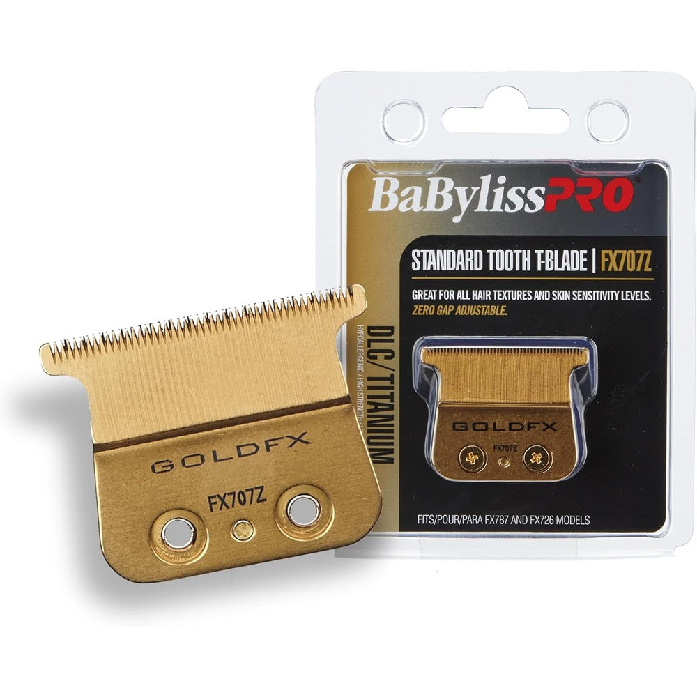 BaBylissPRO replacement T-blade front view for outlining trimmers