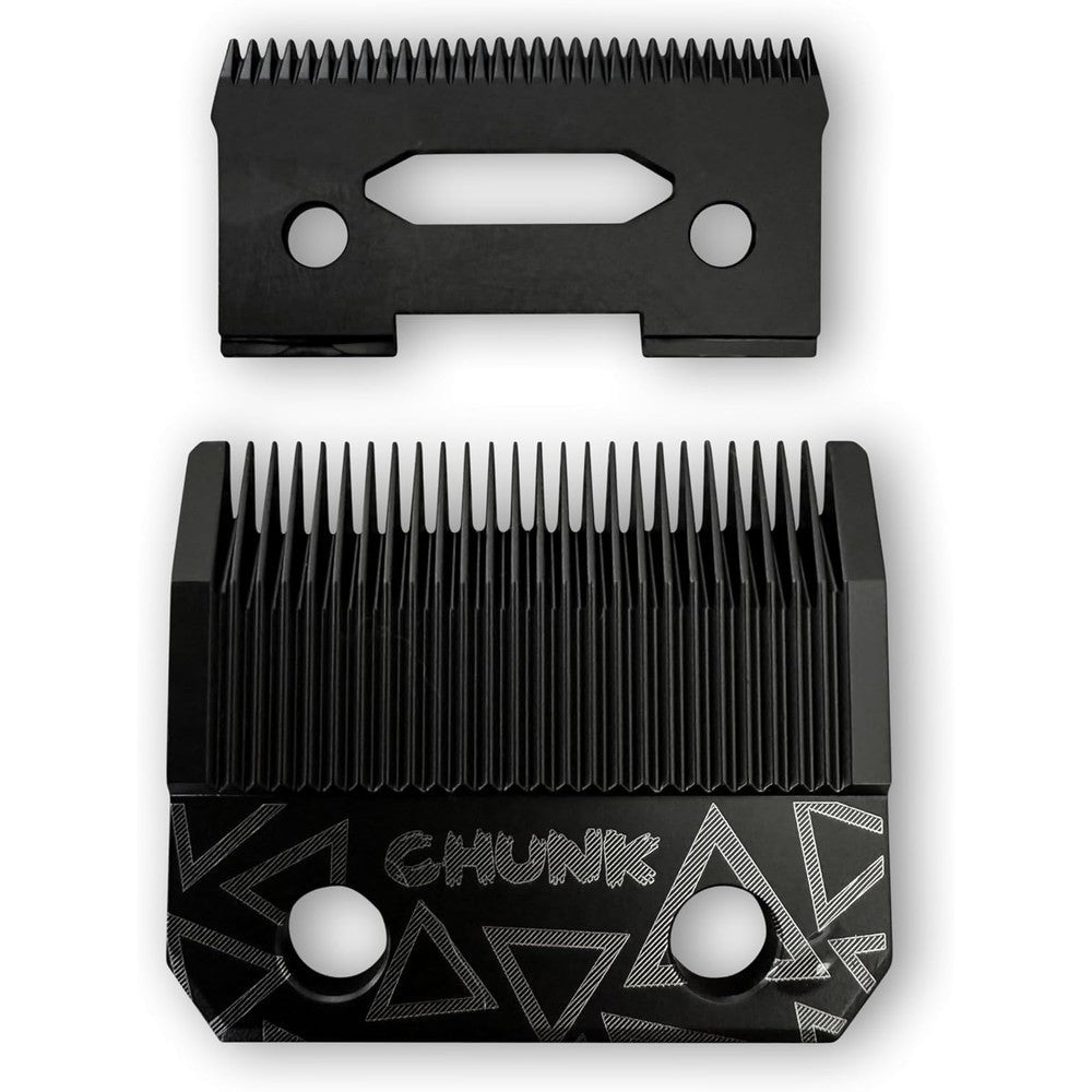 TPOB Chunk Blade replacement front view for professional clippers