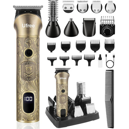 Ufree 7-in-1 beard trimmer bronze front view
