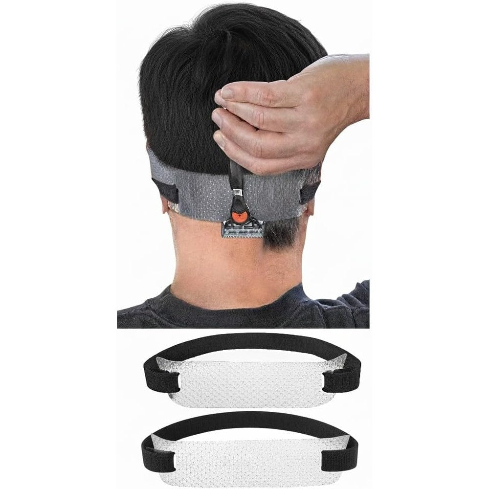 Quality Time neck hair line stencil front view for home grooming