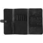 HONMEET portable leather scissor organizer bag front view