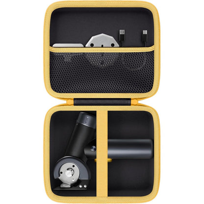 Aenllosi hard case for Fanttik C8 Nano electric scissors front view showing durable black EVA shell