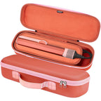 RAIACE hard storage case front view in red