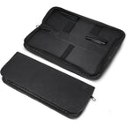 Zelphvt scissors bag front view professional black hair shear storage pouch