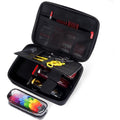 ProCase hard barber accessories case front view showing black hardshell zipper design