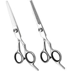 Dockapa professional hair cutting scissors and thinning shears kit front view