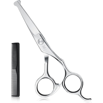 K KaCaKaCa kids hair cutting scissors front view highlighting safety rounded tips