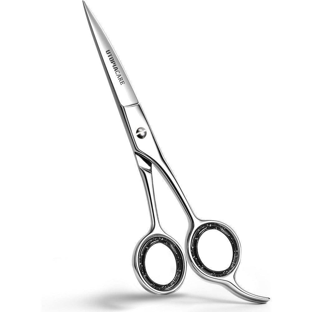Utopia Care hair cutting scissors front view premium stainless steel barber shears