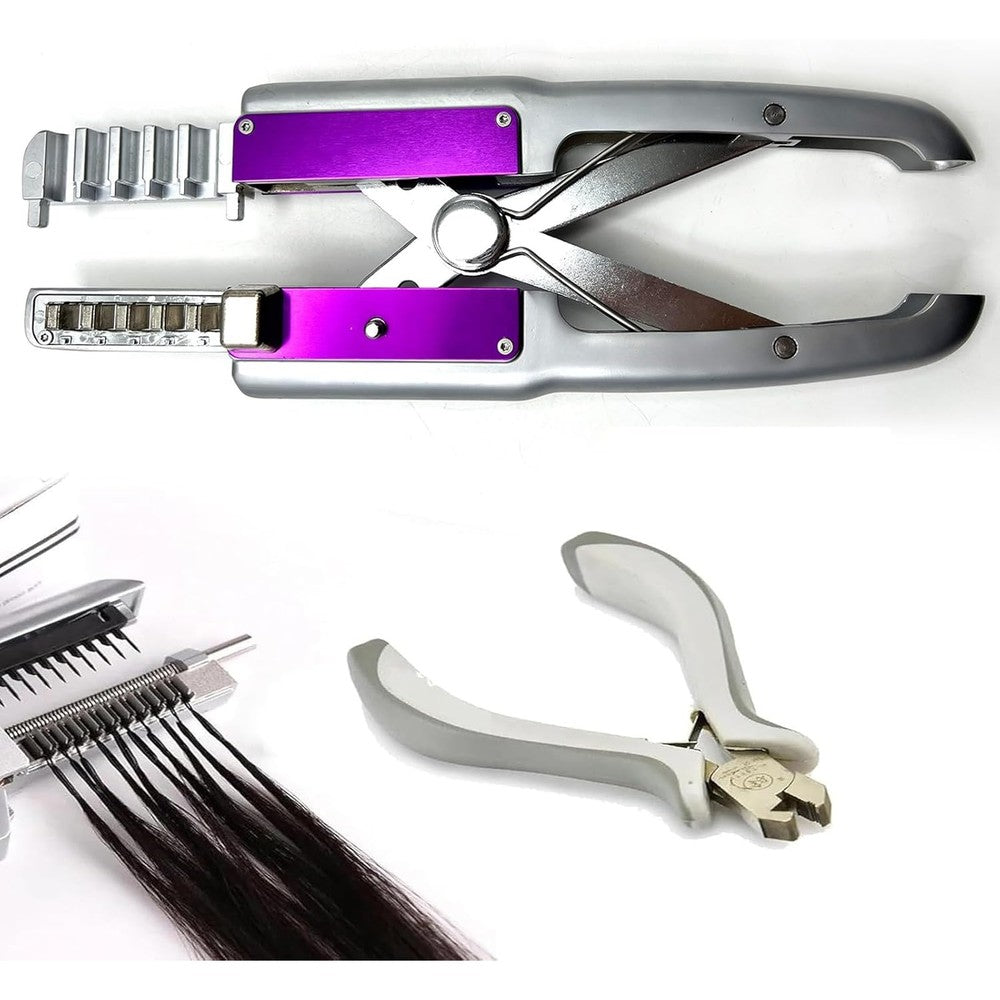 Zbyxpp 6D Hair Extensions Machine Kit front view with 5-pin connector