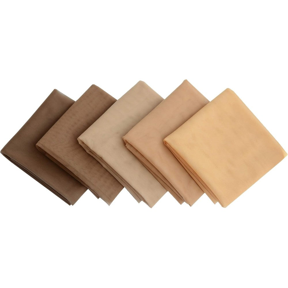 Yantaisiyu Swiss Lace Net beige color sheet for wig making