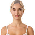 CorkHead silicone wig grip cap front view with transparent lace