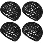 Wllhyf 4 Pack Crochet Knit Snood Bonnets front view