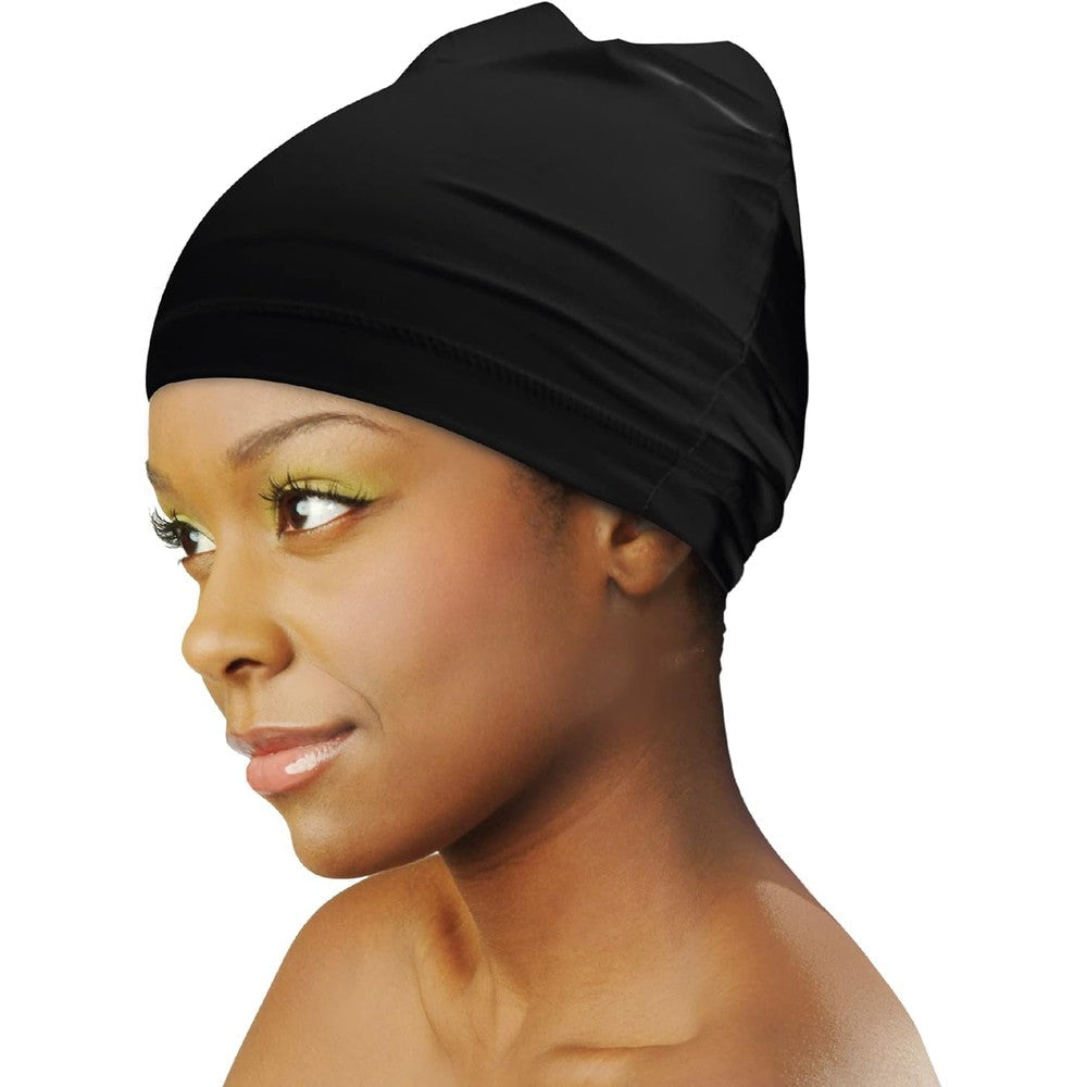 Donna Real Fit Spandex Cap front view for wig styling