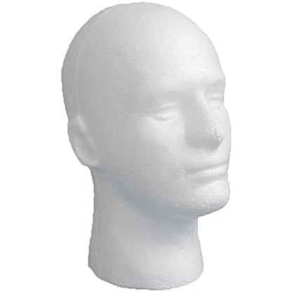 LIAMTU male wig display mannequin head stand front view for retail shop showcases