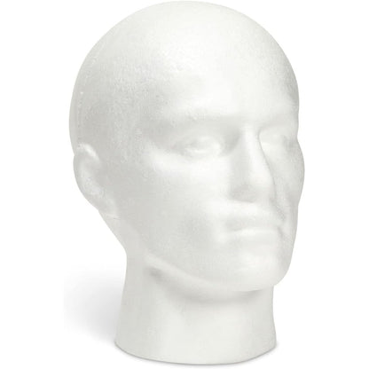 Juvale mannequin head foam wig stand front view