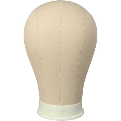 Alileader canvas block mannequin wig head front view