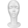 Studio Limited styrofoam mannequin head front view for premium wig styling
