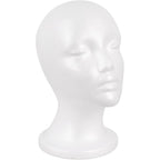 MapofBeauty foam wig stand mannequin head front view