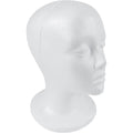 Shany Styrofoam female mannequin head front view for wig display