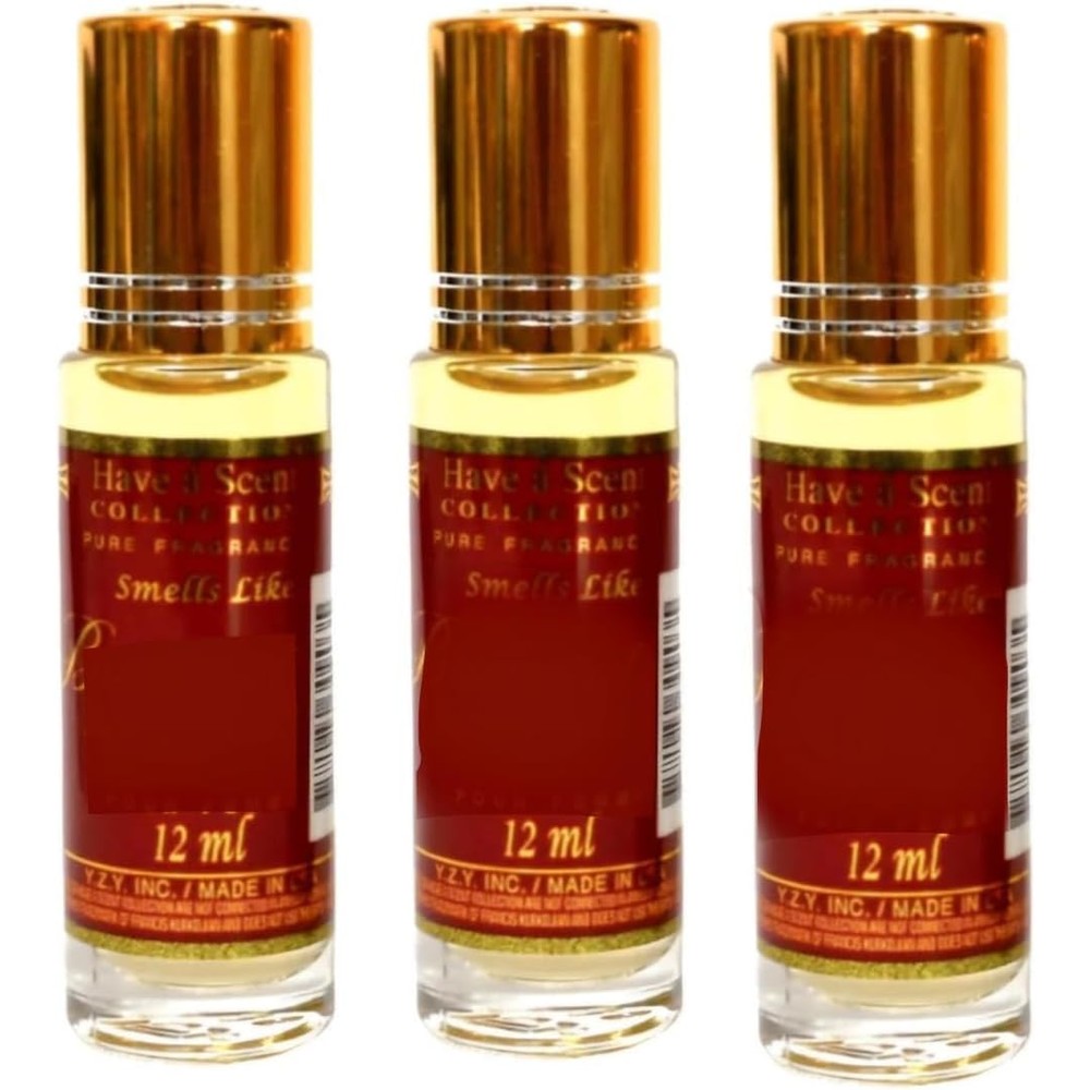 Have A Scent Haz Beauty Baccarat Rouge 540 Inspired Roll On Body Oil front view bottle