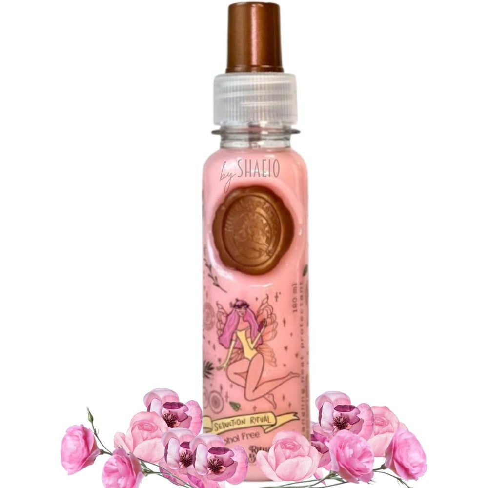Ritual Botanico Pheromone Hair Perfume front view pink bottle