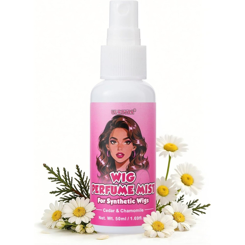 Ulroyda lace layer wig perfume mist front view spray bottle
