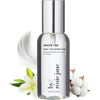By Rosie Jane White Tee Body and Hair Perfume Mist front view