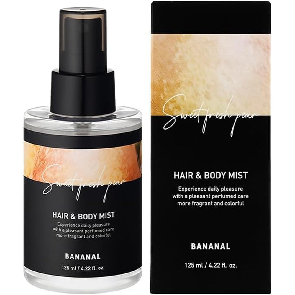 Bananal Perfumed Hair and Body Mist Sweet Fresh Pear front bottle view