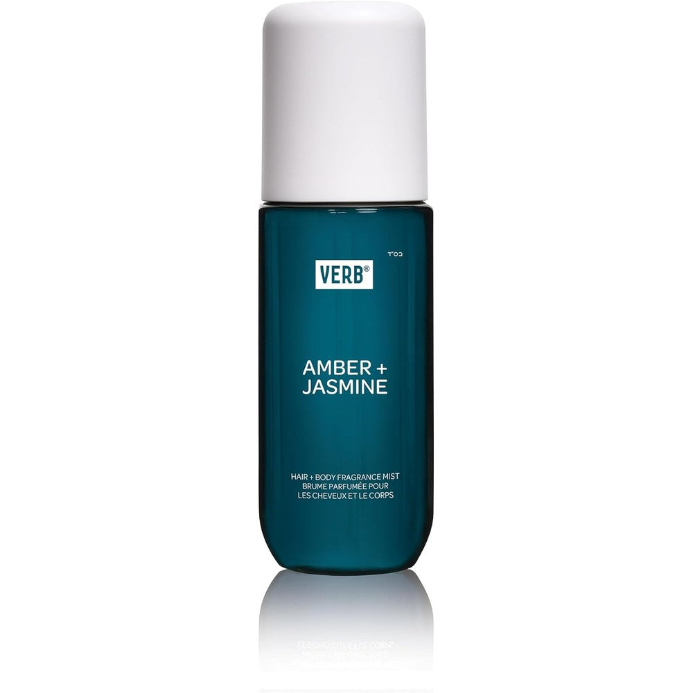 Verb Hair and Body Mist Amber and Jasmine front view packaging