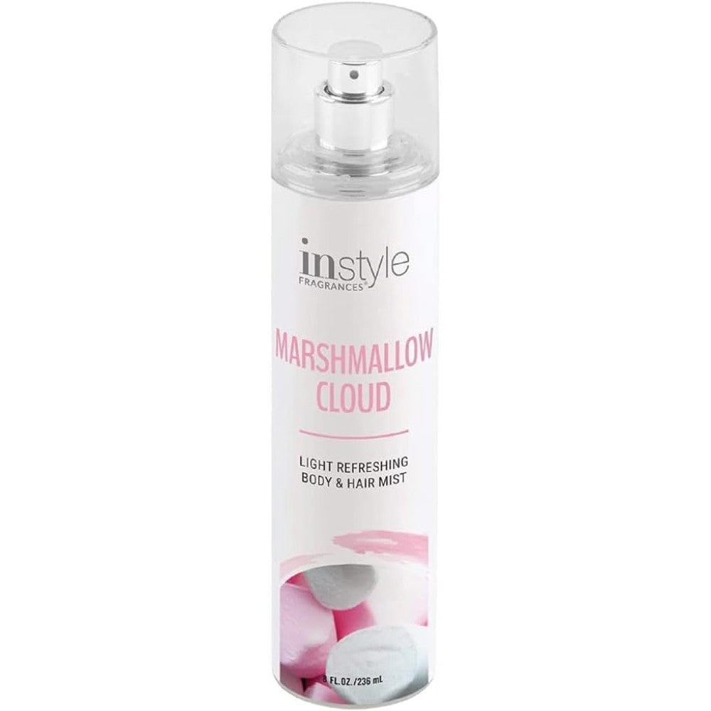 Instyle Fragrances Marshmallow Cloud Body and Hair Mist front view