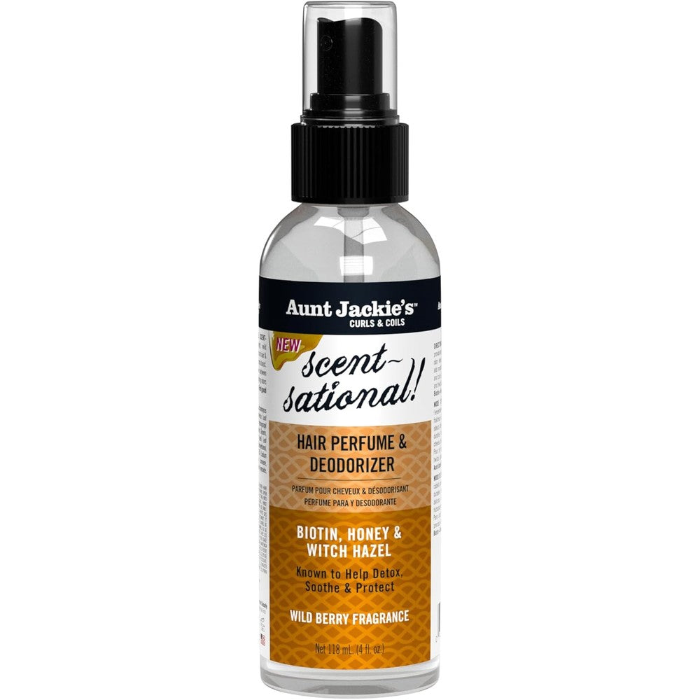 Aunt Jackie's Scent-Sational Hair Perfume and Deodorizer bottle front view