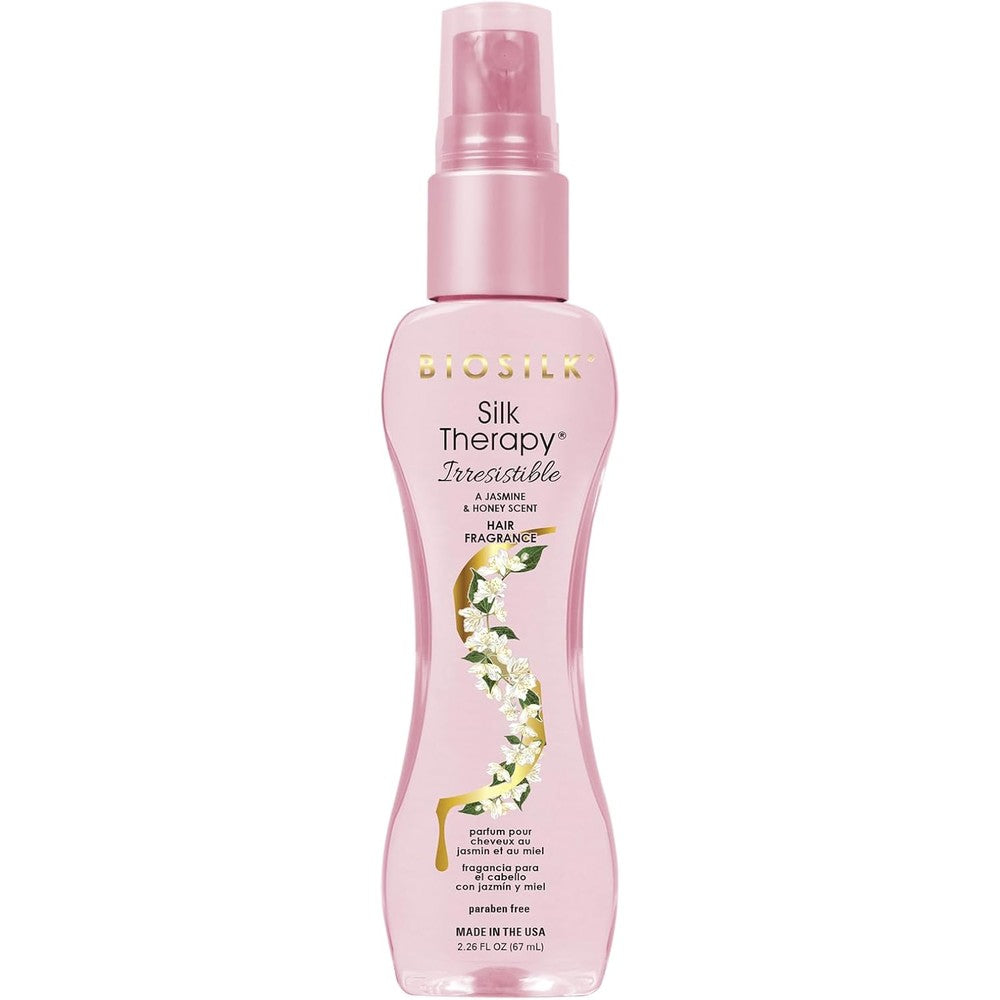BioSilk Irresistible Collection Silk Therapy Hair Fragrance front view bottle