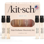 Kitsch hair perfume discovery set front view showing four sample spray vials
