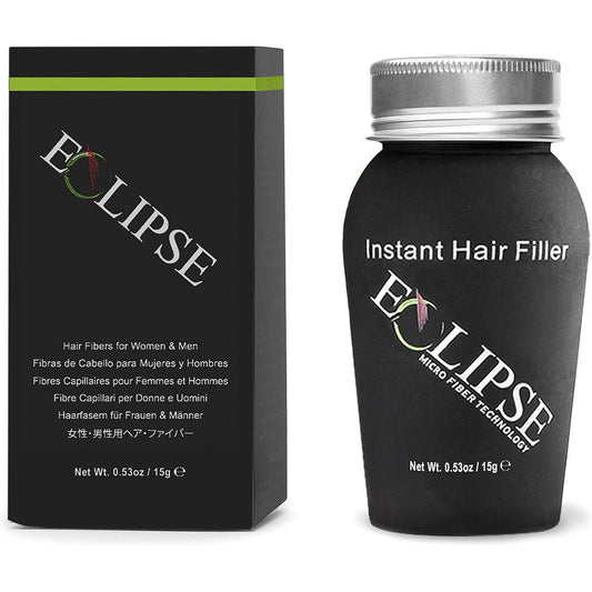 Eclipse Instant Hair Filler Dark Brown fifteen grams bottle front view
