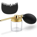 Hohean hair building fiber spray applicator front view with gold nozzle