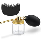 Hohean hair building fiber spray applicator front view with gold nozzle