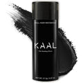 KAAL hair fibers refillable hair powder black front view bottle