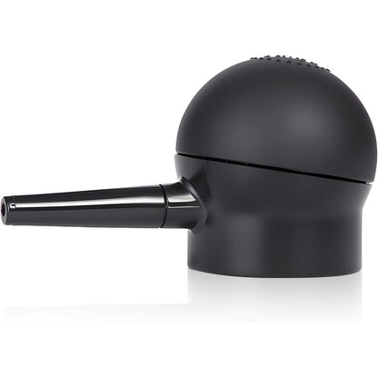 Forest of Dreams Hair Fiber Spray Applicator front view showing the premium black precision pump nozzle attachment.