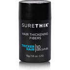 SureThik Hair Thickening Fibers Dark Brown front view bottle container