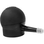 Sarini Sazoley hair fiber spray applicator pump nozzle front view showing black design