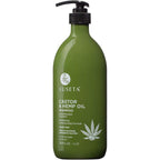 Luseta castor and hemp oil shampoo front view bottle
