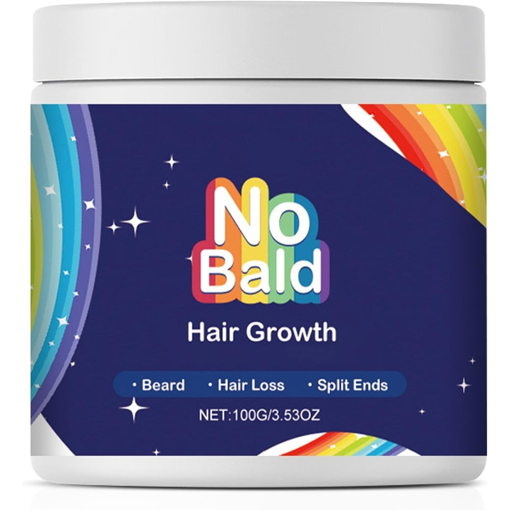 Gupeouee No Bald Hair Growth Oil Blend front view bottle
